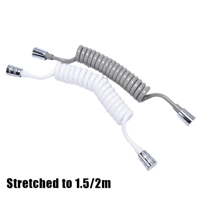 Tubo doccia casa 1,5 m/2 m accessorio bidet spruzzatore metallo flessibile molla