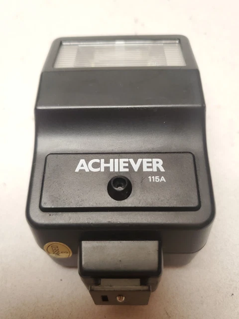 Achiever 115A Shoe Mount Flash dlsr slr canon speedlite nikon slr ae-1 a-1 35mm