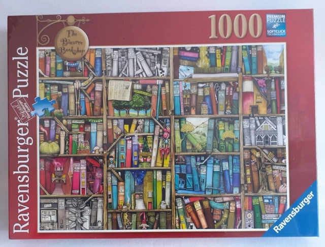 RAVENSBURGER PUZZLE - The Bizarre Bookshop -1000 Piece Jigsaw - New And ...