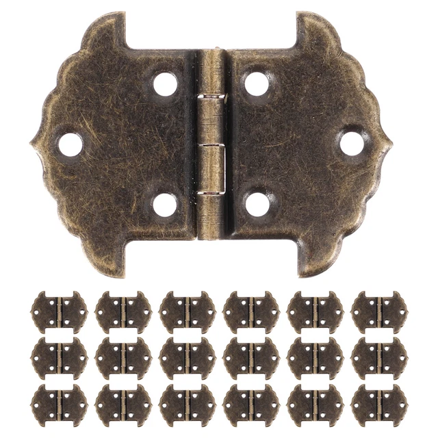 50 Pezzi Mini Cerniere - 3 X 1,7 Cm - Cerniere Pieghevoli Vintage - Foto 2