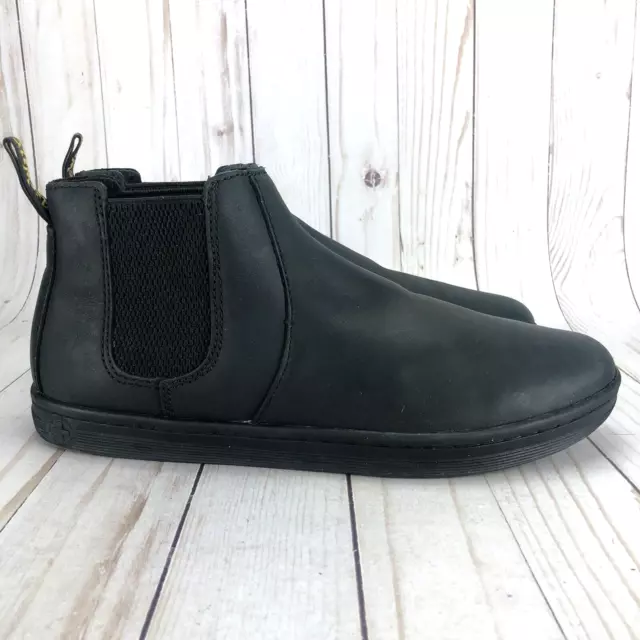 Dr Martens Katya Chelsea Ankle Bootie Pull On Black Leather Womens Size 10