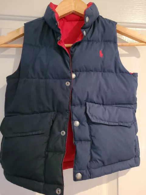 Boys Reversible Ralph Lauren Vest