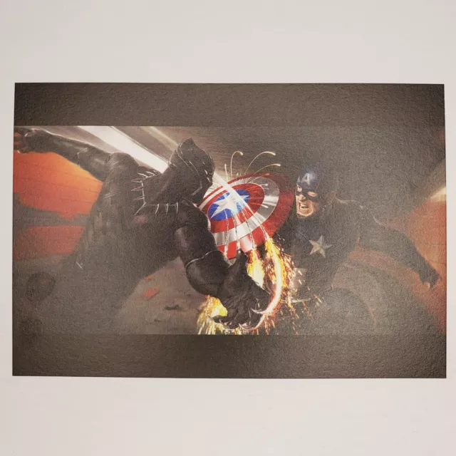 Captain America Civil War Postcard Marvel MCU Black Panther T'Challa Avengers