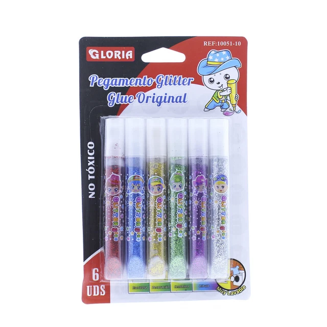 Pegamento Glitter Glue Original 6uds - Grupo K-2