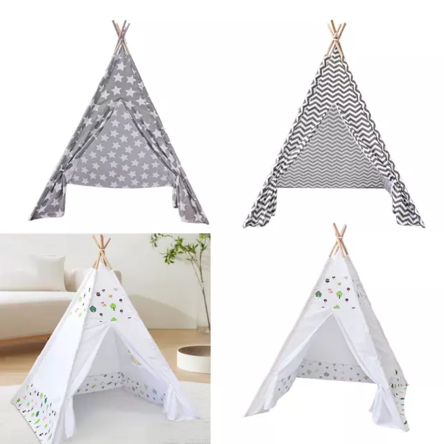 Kids Teepee Tent Play Tent for Indoor Outdoor,Portable for Boys