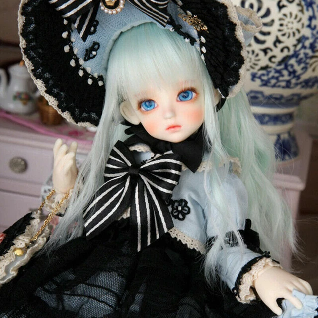 1/6 BJD Doll Resin Jointed Body Girls GIFT Face Makeup Eyes Clothes Wig Hair SET 3