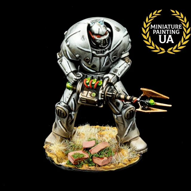 ⭐️Fallout RPG 28mm Wasteland Warfare Painted Miniature Enclave Power Armor X-1⭐️