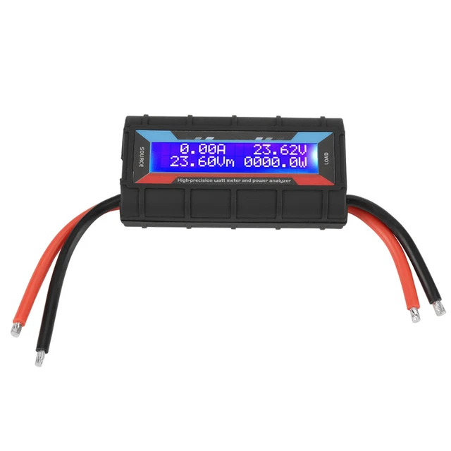 Testeur De Puissance En Watt Wattmètre écran LCD Numérique 130A Pratique Pour