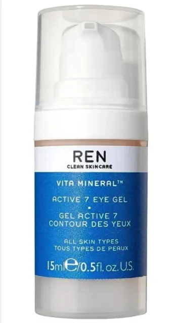REN Clean Skincare Vita Mineral Active 7 Eye Gel 15ml / 0.5 fl.oz.