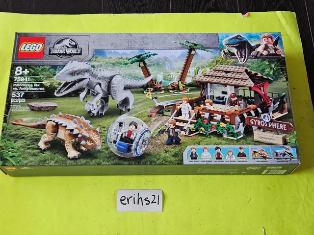 LEGO JURASSIC WORLD: Indominus Rex vs. Ankylosaurus (75941) - Brand New ...