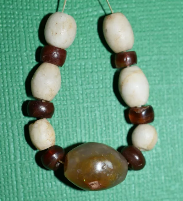 Ancient Agate Stone Excavated Djenne Dig Beads Mali African Trade 1000 Years Old 3