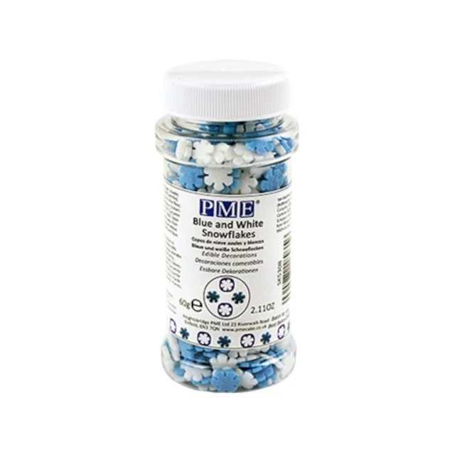 PME Spruzza - Fiocco Di Neve Blu E Bianco (60 G / 2,11 Once)