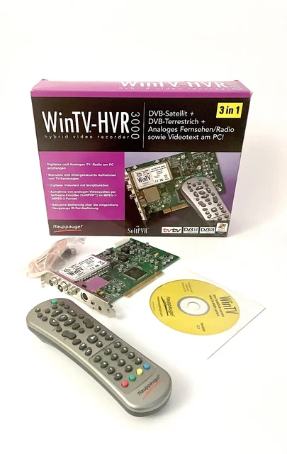 WINTVHVR3000, DVBSATELIT + DVBTerrestich + Analoges Fernsehen mit