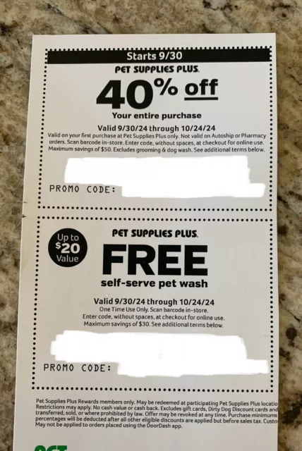 Pet supplies plus bath coupons sale