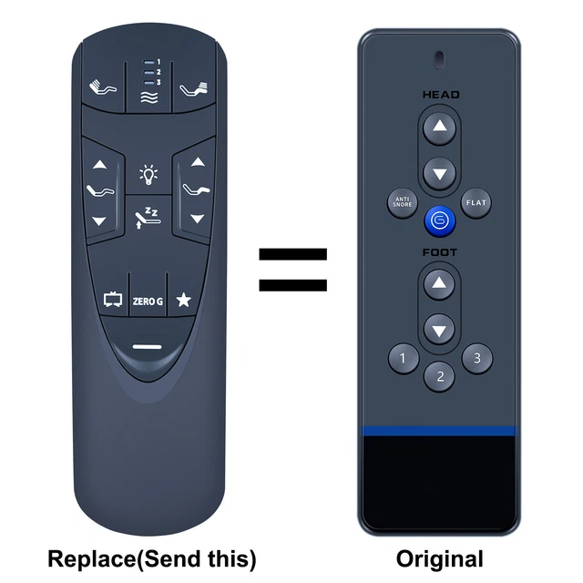 REPLACE REMOTE FOR Reverie 3E Tech RC-WM-H114 RC-WM-E57 ERC114W00 ...