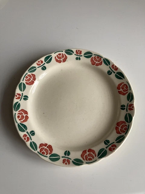 DÎNETTE ANCIENNE HBCM Creil et Montereau décor au lion plat