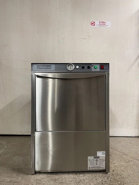 Champion UL-130 Undercounter Low Temperature Dishwasher mfg 2019