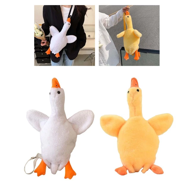 Dessin animé canard sac à bandoulière voyage cartable décontracté sacs de