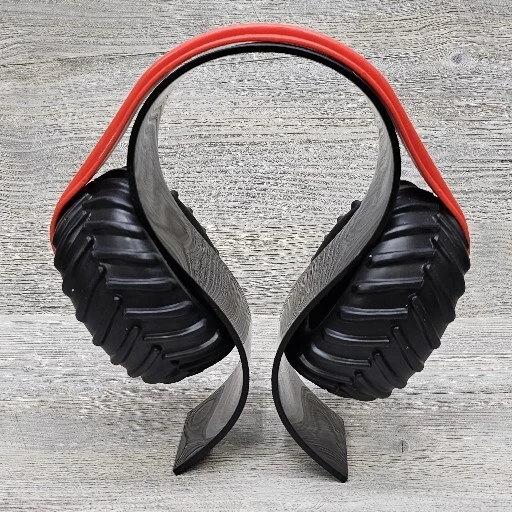 MONSTER JAM TRUCK Tire Kids Ear Muffs Red Adjustable Child Hearing