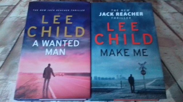 lee child make me/a wanted man hardbacks books