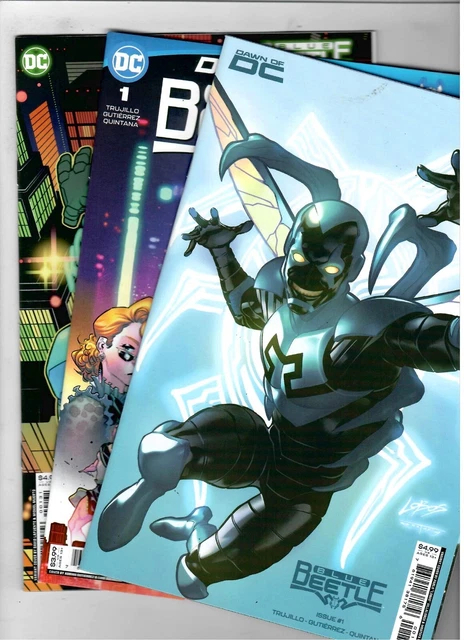 Blue Beetle # 1 Hispanic & # 1 Dawn of DC & # 1 Regular Lot of 3 Books NM 🚗