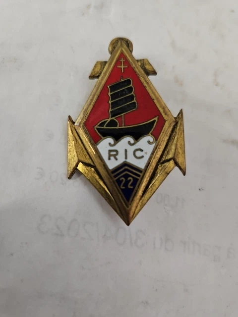 INSIGNE - 53ÈME Régiment d'Infanterie Coloniale - DRAGO 1939 1940 EUR 36,00 - FR