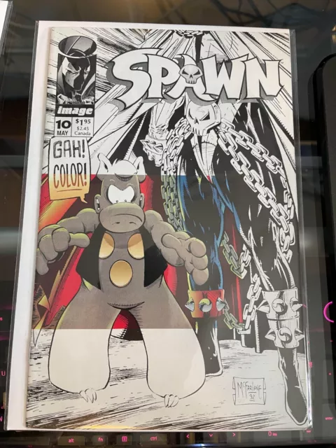 Spawn #10 Image Comics 1993 Todd McFarlane Cerebus Appearance Dave Sim 7.0