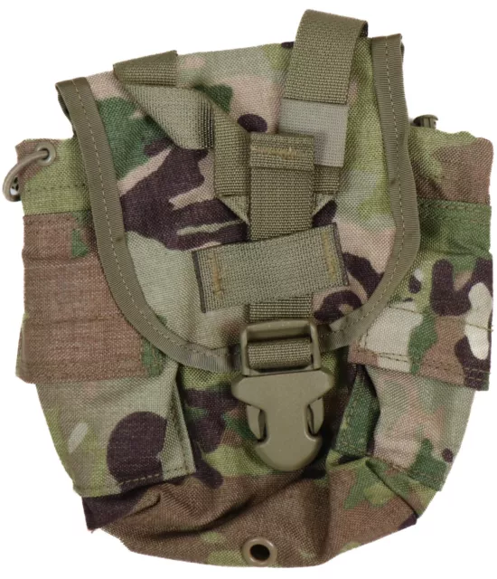 US Army 1 QT General Purpose Canteen Pouch Molle II Multicam OCP Woodland