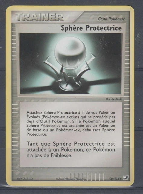 CARTE POKEMON - Trainer - Sphére Protectrice 90/115 VF
