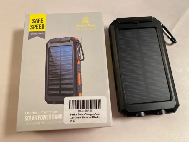 Power Bank Solar Charger 36800mAh Dual 2 USB Port Built in , Free Shipping