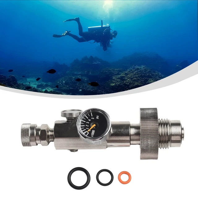 Adaptateur De Remplissage Pour Réservoir Paintball - 4500 PSI - Acier Inox
