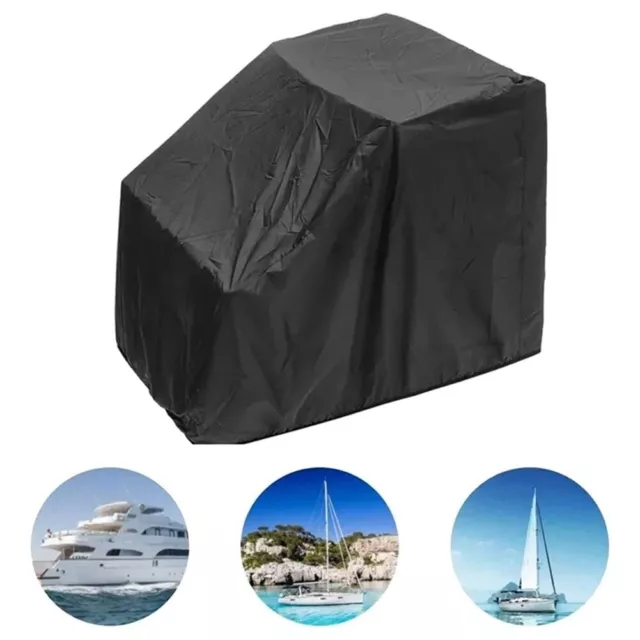 1Piece Nero Barca Yacht Centro Console Cover Tappetino Impermeabili Anti UV
