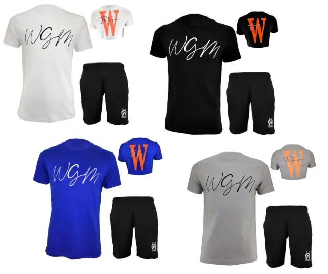 Completo Sportivo Composto Da T-Shirt E Pantaloncini Con Logo Wgm Uomo Shark
