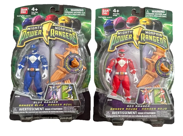 MIGHTY MORPHIN POWER Rangers Red & Blue 2010 New Factory Sealed £59.99 ...