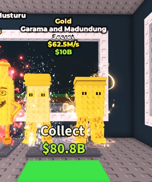 Jeu Roblox – Steal A Brainrot – Garama And Madungdung Gold 62.5M – Neuf Multi-plateforme