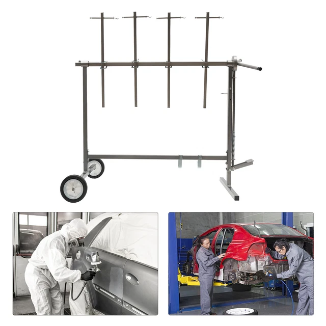 Auto Body Paint Stand Painting Rack Bumper Holder Car Door Hood Fender Panel New