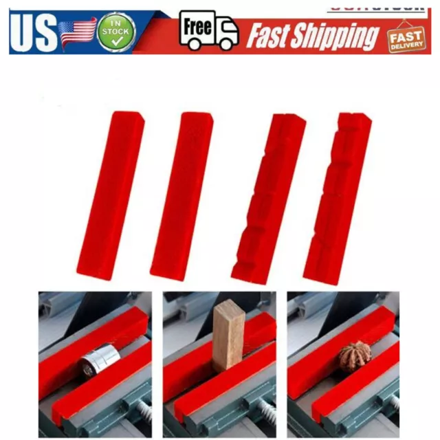 2X 4"/5" /6" Vise Soft Jaws Vice Jaw Magnetic Reversible Pads V-Groove/Flat