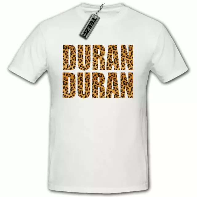 Duran Duran Ladies tshirt, Leopard Print Womens tshirt, 80's Slogan tshirt