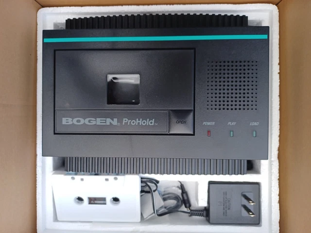 Bogen ProHold PRO-4 Music-On-Hold Digital Announcer CIB With Manuel