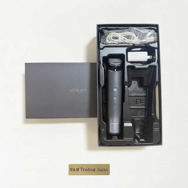 ボディ・フェイスケア Panasonic VITALI FT EH-SR85 BLACK PANASONIC EH-SR85-K FACIAL Beauty Device Vitalift RF Aging Care