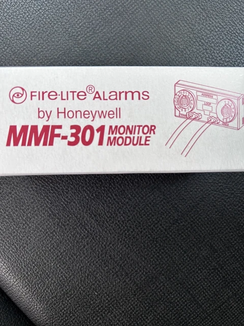 HONEYWELL FIRE-LITE ADDRESSABLE Fire Alarm Mini Monitor Module MMF-301 ...