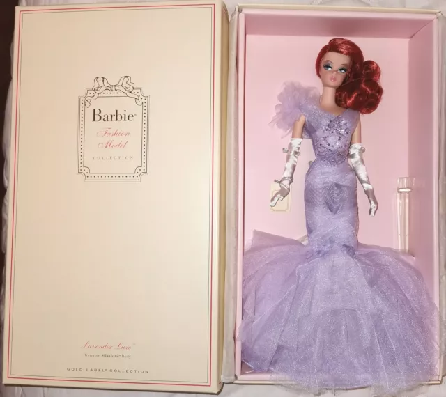 Lavender Luxe Barbie Doll Silkstone Fashion Model 2014 Nrfb Gold Label