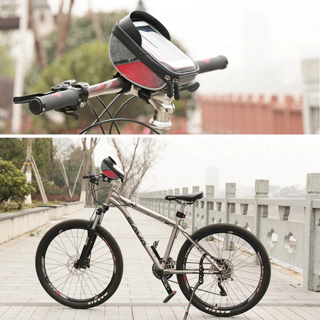 6 pouces sac de vélo sac étanche sac à écran tactile téléphone 6