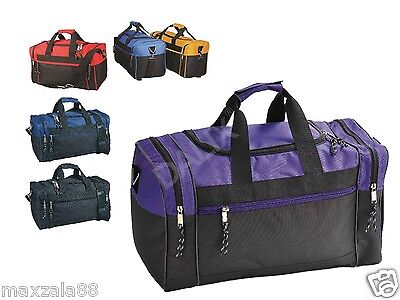 17" Duffle Bag Duffel Travel Size Sports Gym Bags Workout Blank Carry-on Luggage