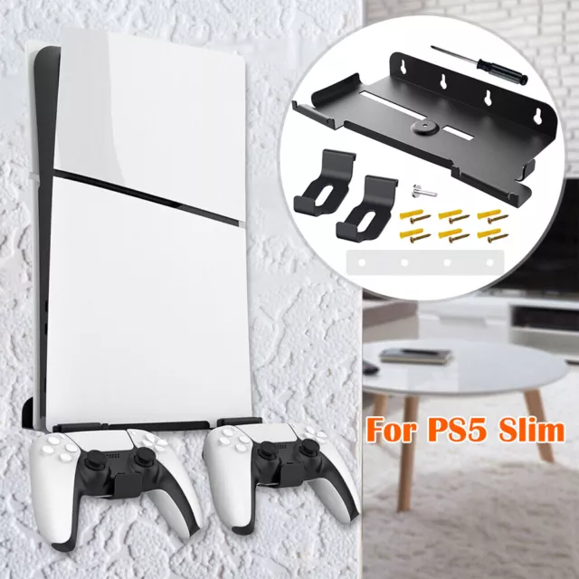 For PS5 Slim Holder Wall Mount Brackets Kit Playstation 5 Storage Stand Base AU