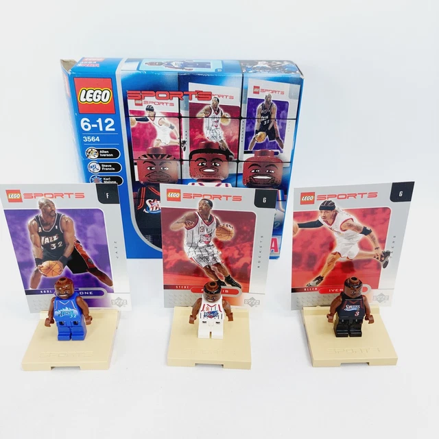 LEGO 3560 NBA Collectors Ray Allen Tim Duncan Pau Gasol Basketball 