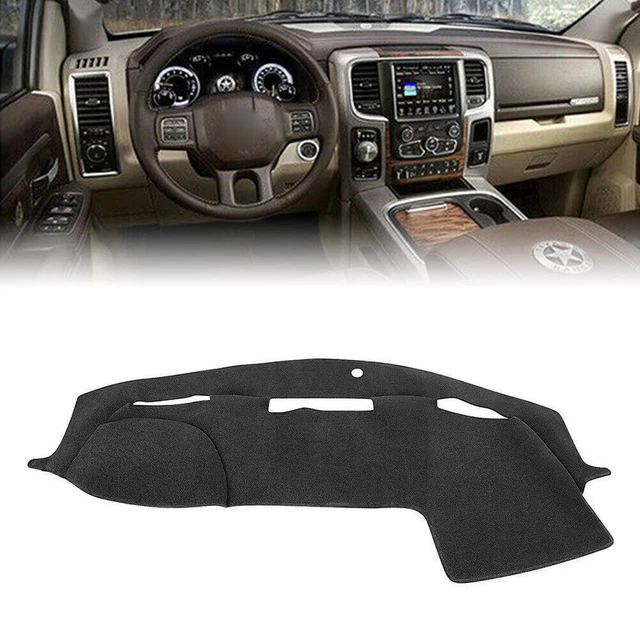 For DODGE RAM 1500 2500 11-16 Car Dashboard Pad Dash Cover Interior Mat Black
