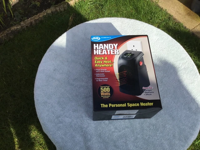 JML HANDY HEATER 500 Watts - Quick & Easy Heat Anywhere - New & Boxed £ ...