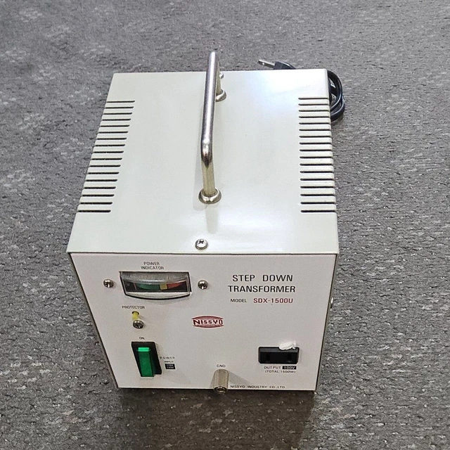 NISSYO AC110/120V TO AC100V 1500W Step Down Voltage