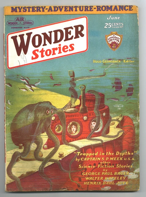 珍品 1931 PULP MAGAZINE: 'WONDER STORIES' Wonder Stories 1931 July. Pulp | eBay